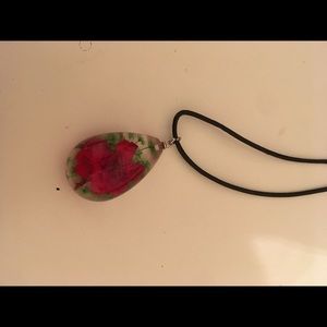 Real Rose Pendant